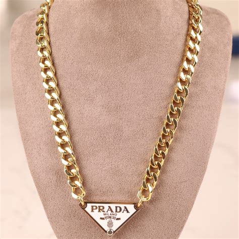 prada triangle necklace dupe|prada triangle necklace dupe review.